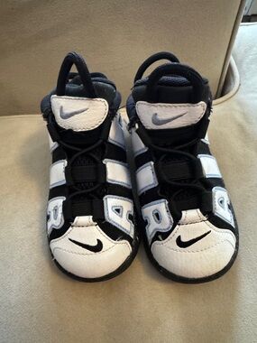 Nike Kids Black and White Lettering Athletic Sneakers